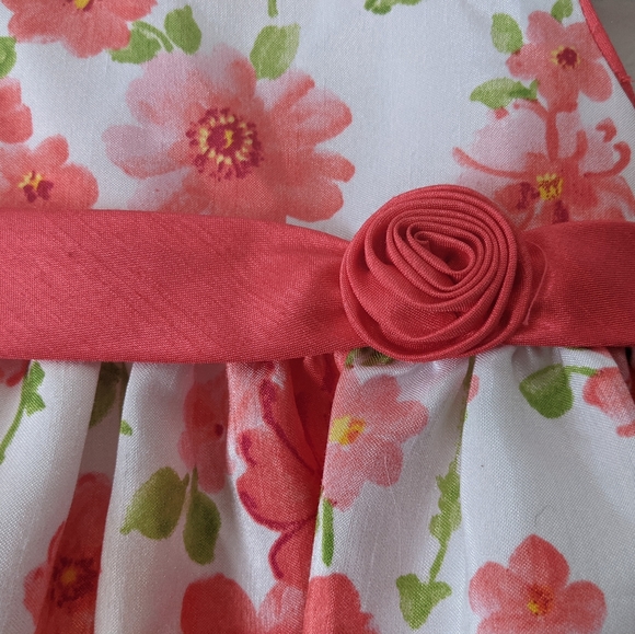 NWOT American Princess Floral Sleeveless Formal Dress Size 12 months - Picture 3 of 7